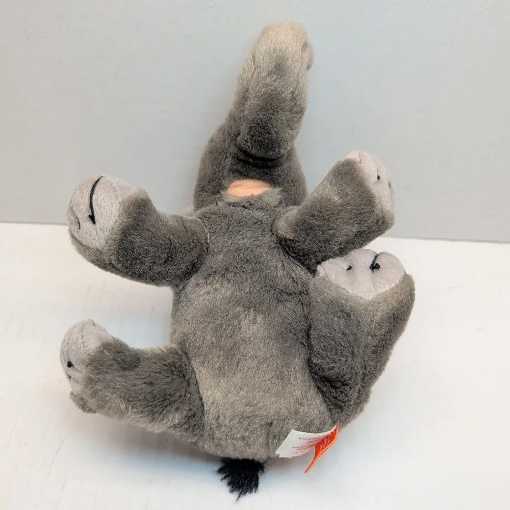Wild Republic Elephant Plush Grey Stuffed Animal K&M International 8 Inch